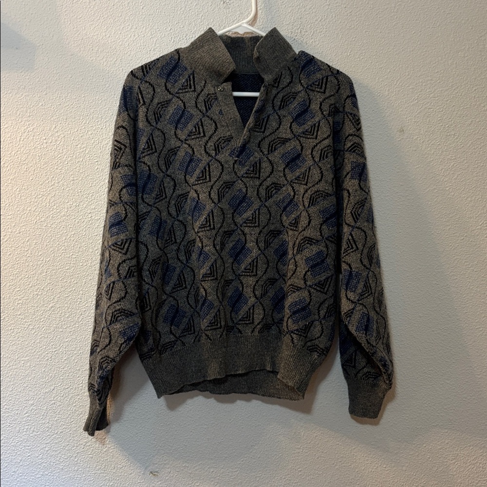 Vintage Geometric Sweater